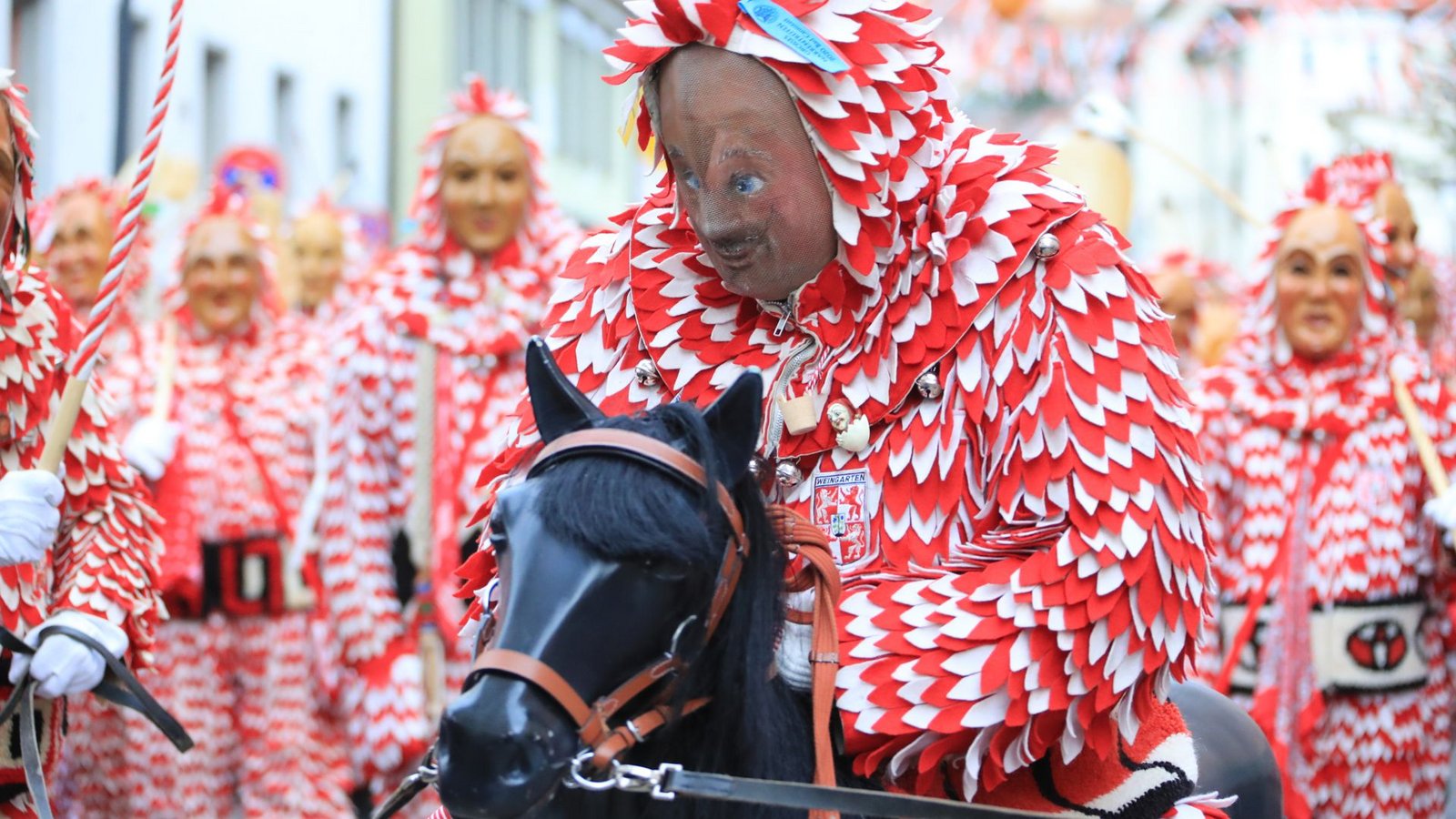 Der Aufgalopp zur Fasnet wird in diesem Jahr von der Plätzlerzunft in Weingarten ausgerichtet.Foto: VSAN/Elke Obser
