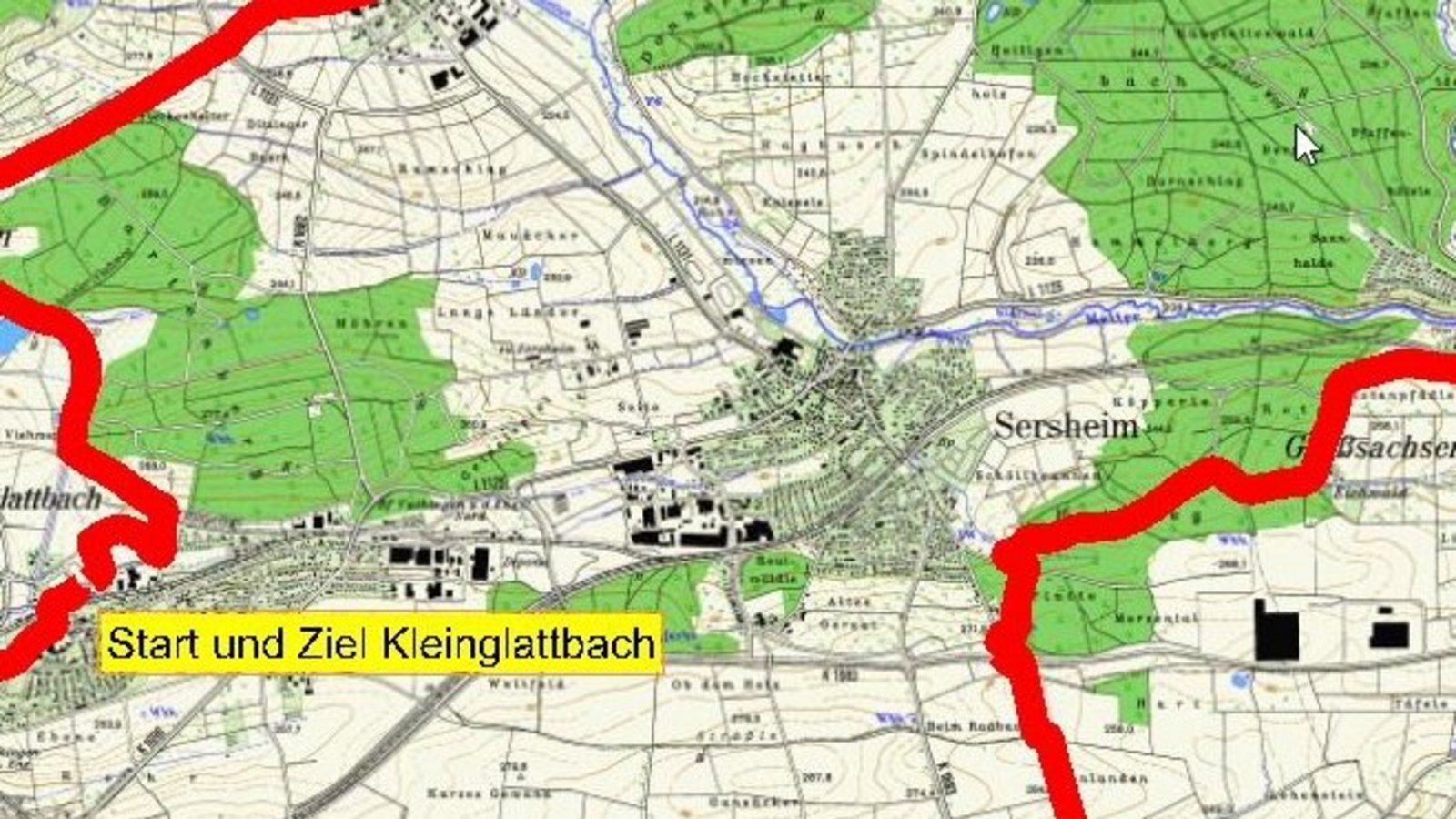 Die 31 Kilometer lange „Süd-Route“.