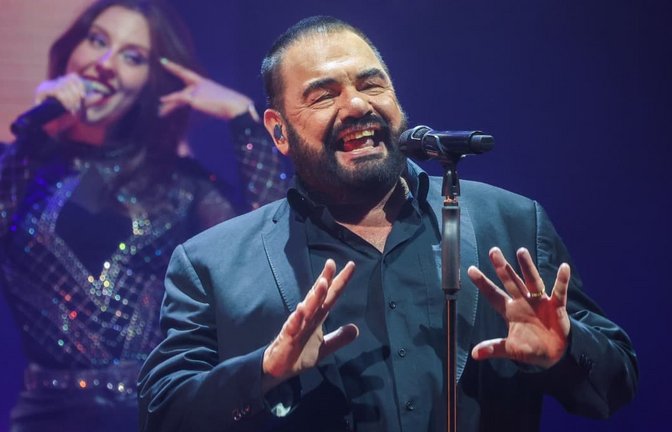 Marian Gold bei einem Auftritt seiner Band Alphaville im Februar 2024 in Stuttgart<span class='image-autor'>Lichtgut/Christoph Schmidt</span>