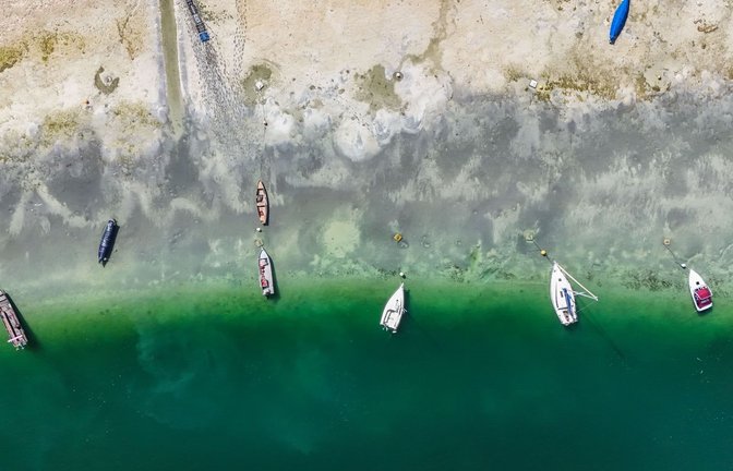 Die Trockenheit sorgt für niedrige Wasserstände am Bodensee. (Symbolbild)<span class='image-autor'>Marius Bulling/onw-images/dpa</span>