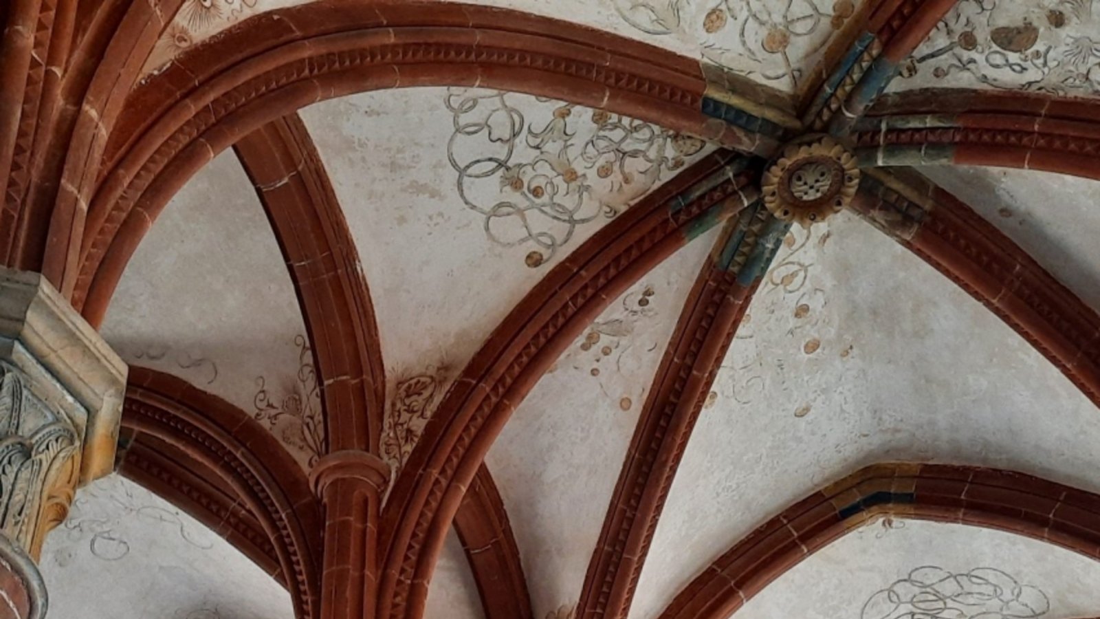 Kloster Maulbronn Wandmalerei Wandgemälde Herrenrefektorium Foto: SSG