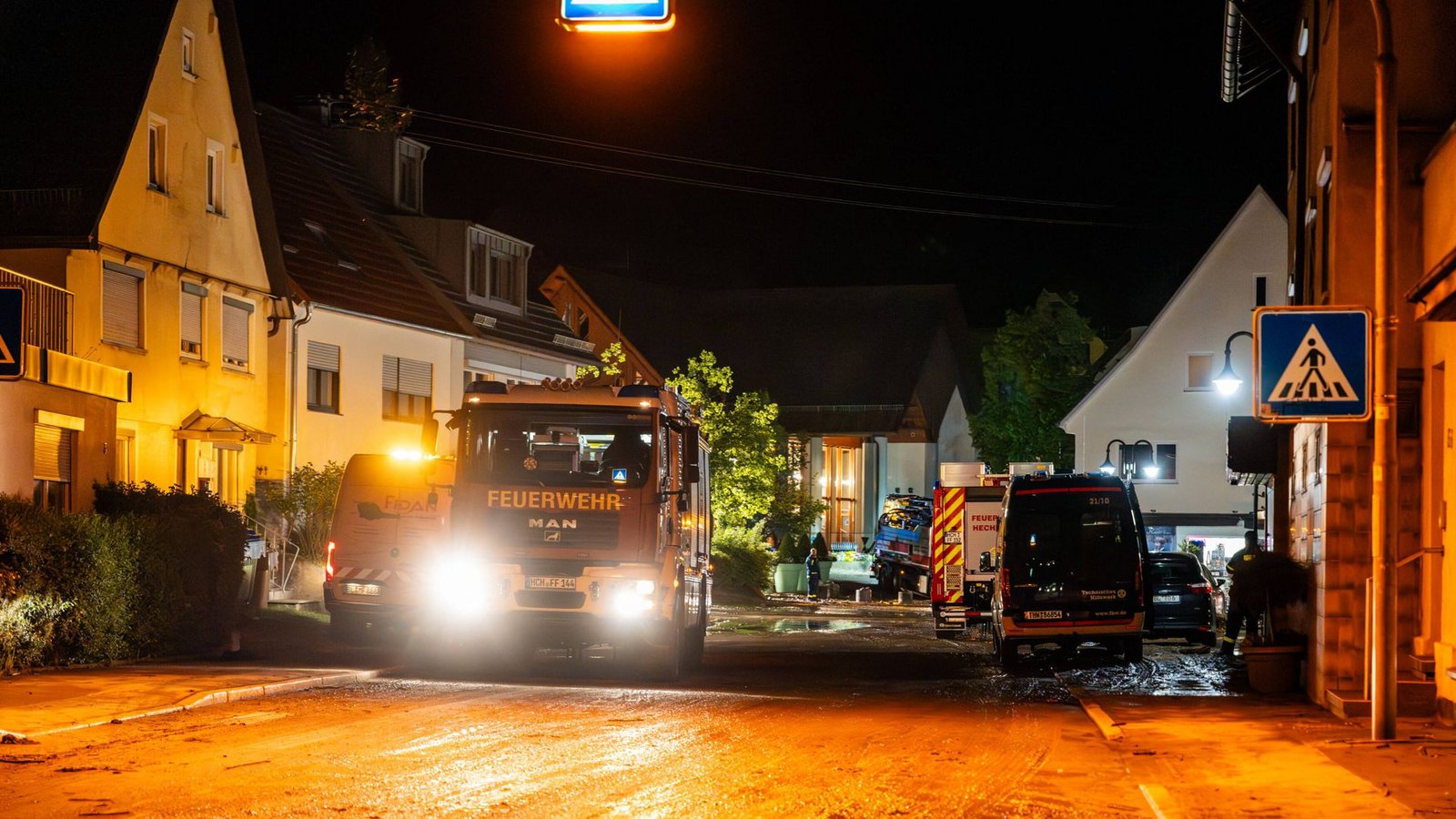 In der Nacht waren die Rettungskräfte...Foto: 7aktuell.de/ NR