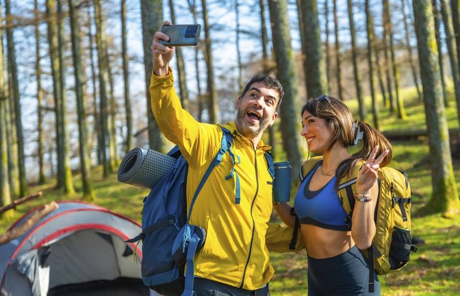 Eine Zelt-Übernachtung im Wald ist in Deutschland generell verboten.<span class='image-autor'>Foto: IMAGO/imagebroker</span>