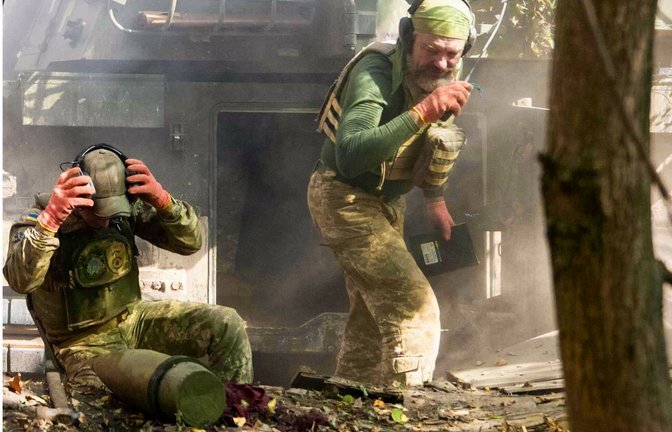 Die ukrainischen Soldaten versuchen den Vormarsch der Russen aufzuhalten.<span class='image-autor'>Foto: Till Mayer</span>
