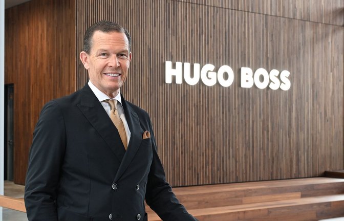 Daniel Grieder ist der Vorstandsvorsitzende des Modekonzerns Hugo Boss.<span class='image-autor'>Foto: Bernd Weißbrod/dpa</span>