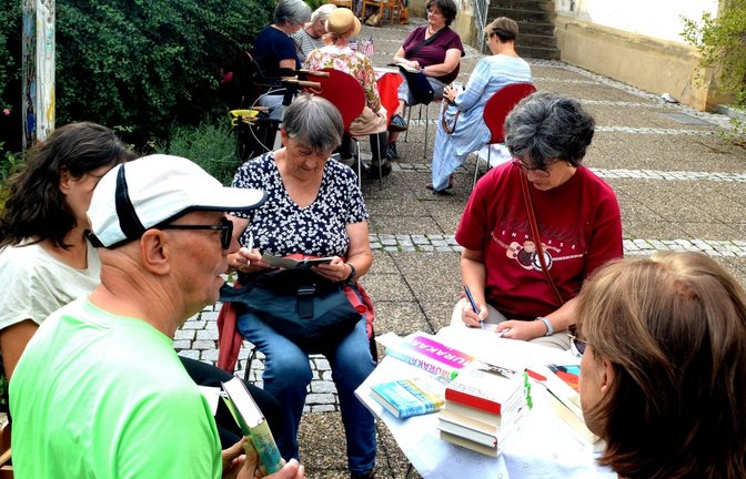 Speed-Dating mit Büchern in Illingen. Foto: Stahlfeld