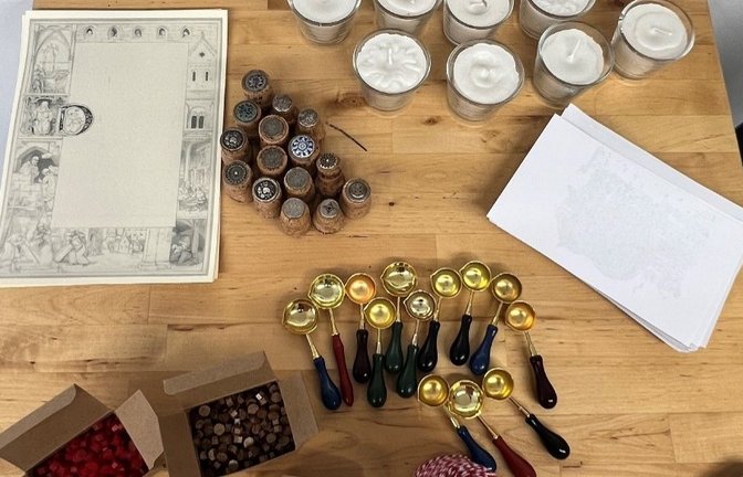 Ferienspaß im Skriptorium des Klosters Maulbronn.  <span class='image-autor'>Foto: SSG</span>