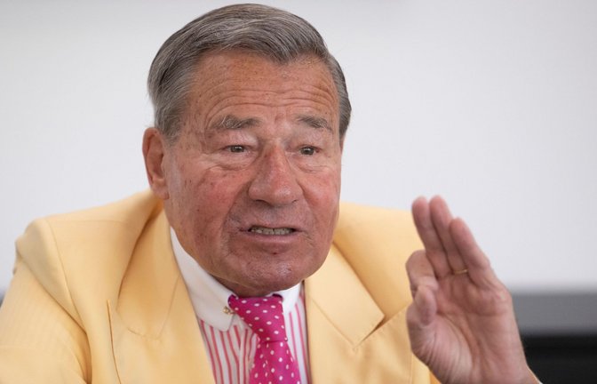 Wolfgang Grupp, ehemaliger Chef des Bekleidungsunternehmens Trigema, erklärt, warum er auch in schwierigen Zeiten nicht auf politische Hilfe setzt (Archivfoto).<span class='image-autor'>Foto: Marijan Murat/dpa/Marijan Murat</span>