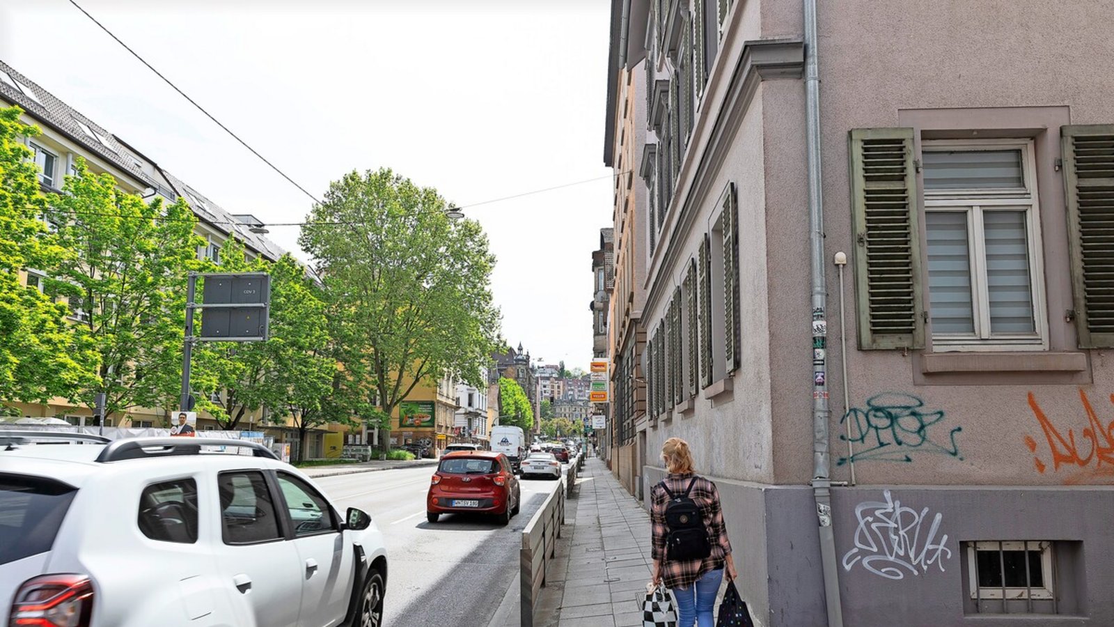Die Hauptstätter Straße gehört zu den lautesten Gegenden in Stuttgart.Foto: Lichtgut/Leif Piechowski Die Hauptstätter Straße gehört zu den lautesten Gegenden in Stuttgart.Foto: Lichtgut/Leif Piechowski