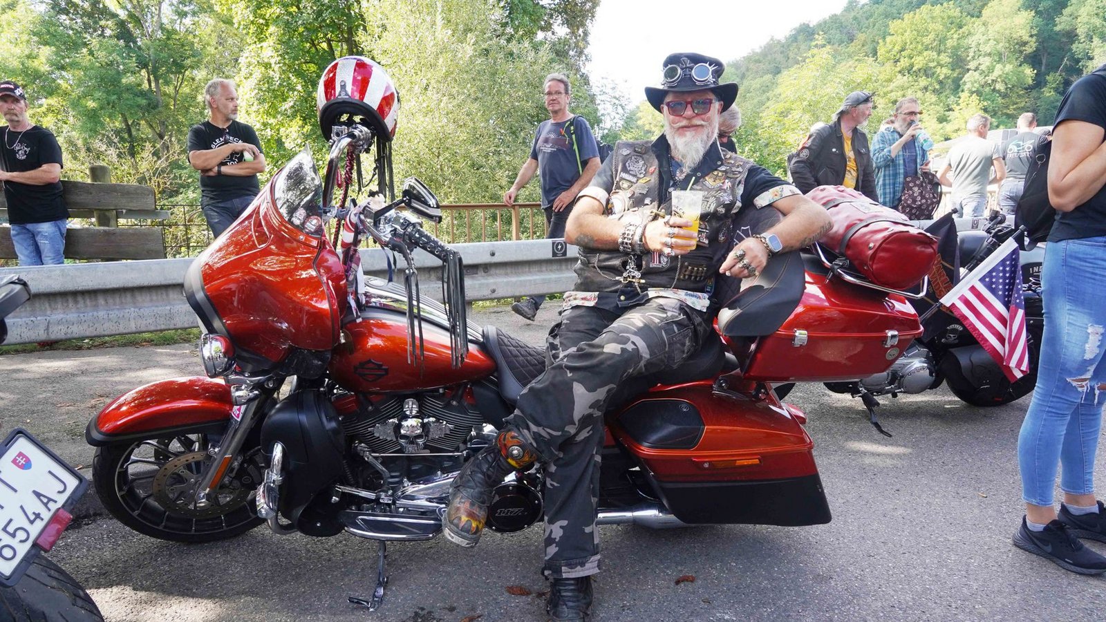 Bei dem großen Treffen für Motorradbegeisterte gibt es einige besondere Maschinen zu bewundern.Foto: Andreas Rosar Fotoagentur-Stuttg/Andreas Rosar Fotoagentur-Stuttg