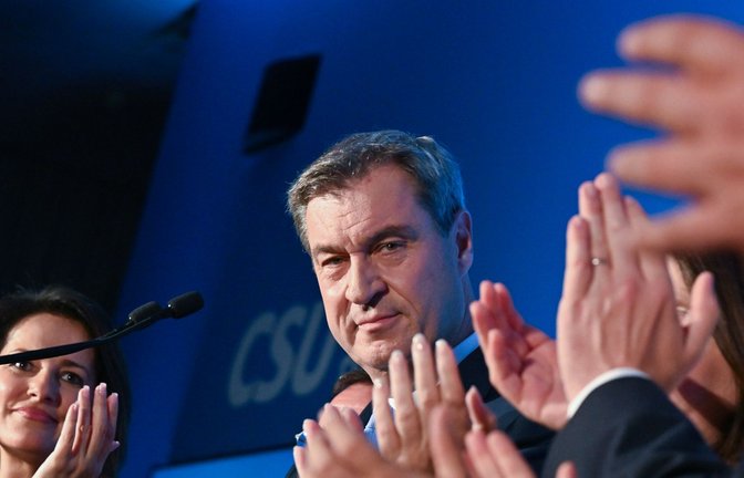 Markus Söder fordert eine grundlegende Wende in der  Flüchtlingspolitik. (Archivbild)<span class='image-autor'>Foto: dpa/Peter Kneffel</span>