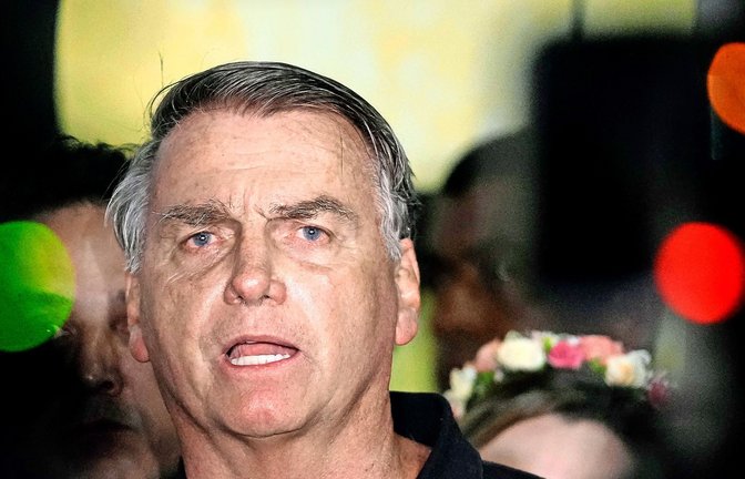 Brasiliens ehemaliger Präsident Jair Bolsonaro ist an Hautkrebs erkrankt. (Archivbild)<span class='image-autor'>Foto: dpa/Eraldo Peres</span>