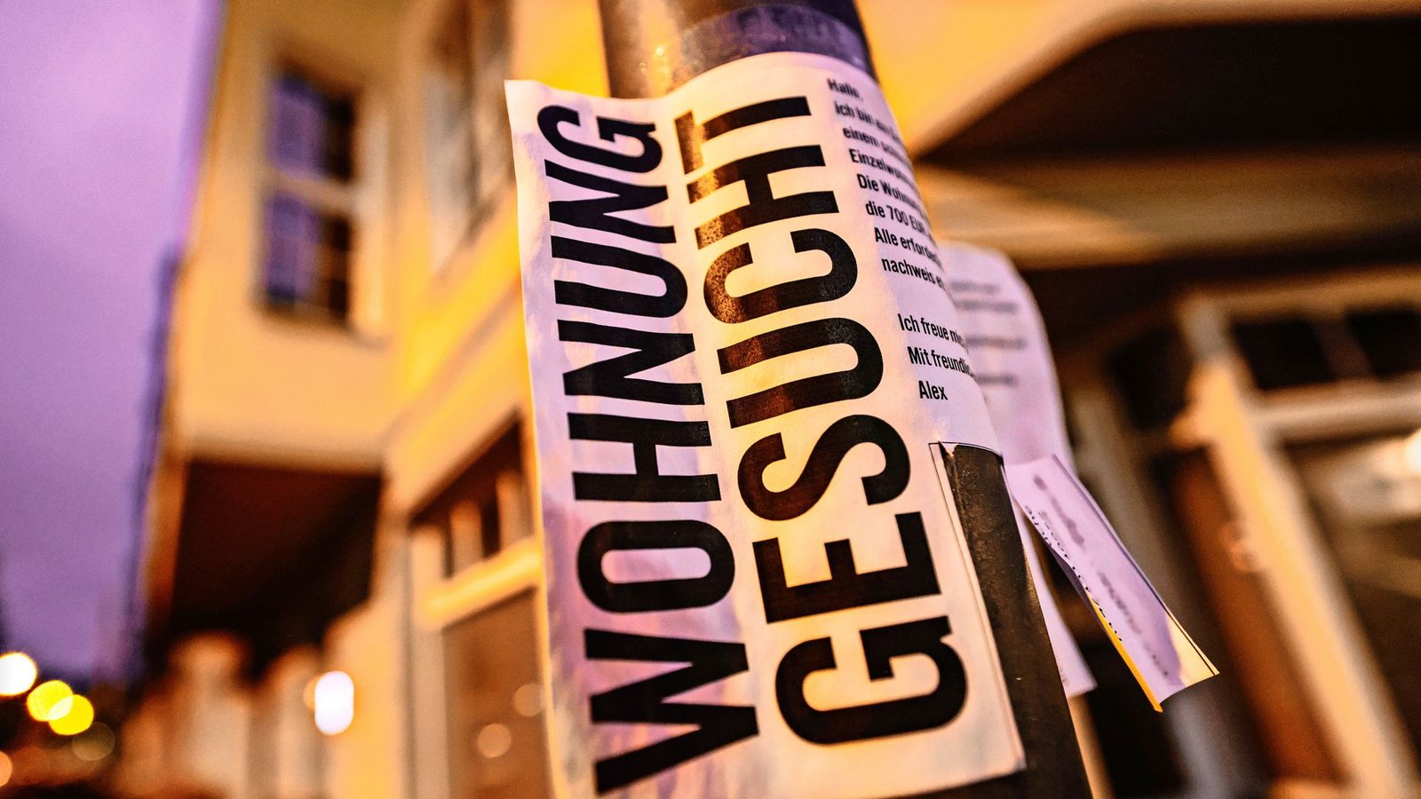 Bei der Wohnungssuche greifen Menschen in Ballungsräumen teils zu verzweifelten Methoden.Foto: picture alliance/dpa Bei der Wohnungssuche greifen Menschen in Ballungsräumen teils zu verzweifelten Methoden.Foto: picture alliance/dpa
