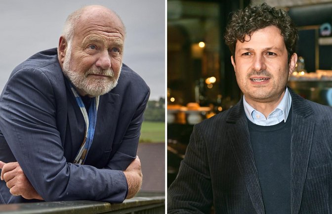 Rezzo Schlauch (links) hält nichts von Luigi Pantisanos Äußerungen in Richtung Boris Palmer.<span class='image-autor'>Foto: Gottfried Stoppel, Lichtgut/Max Kovalenko</span>
