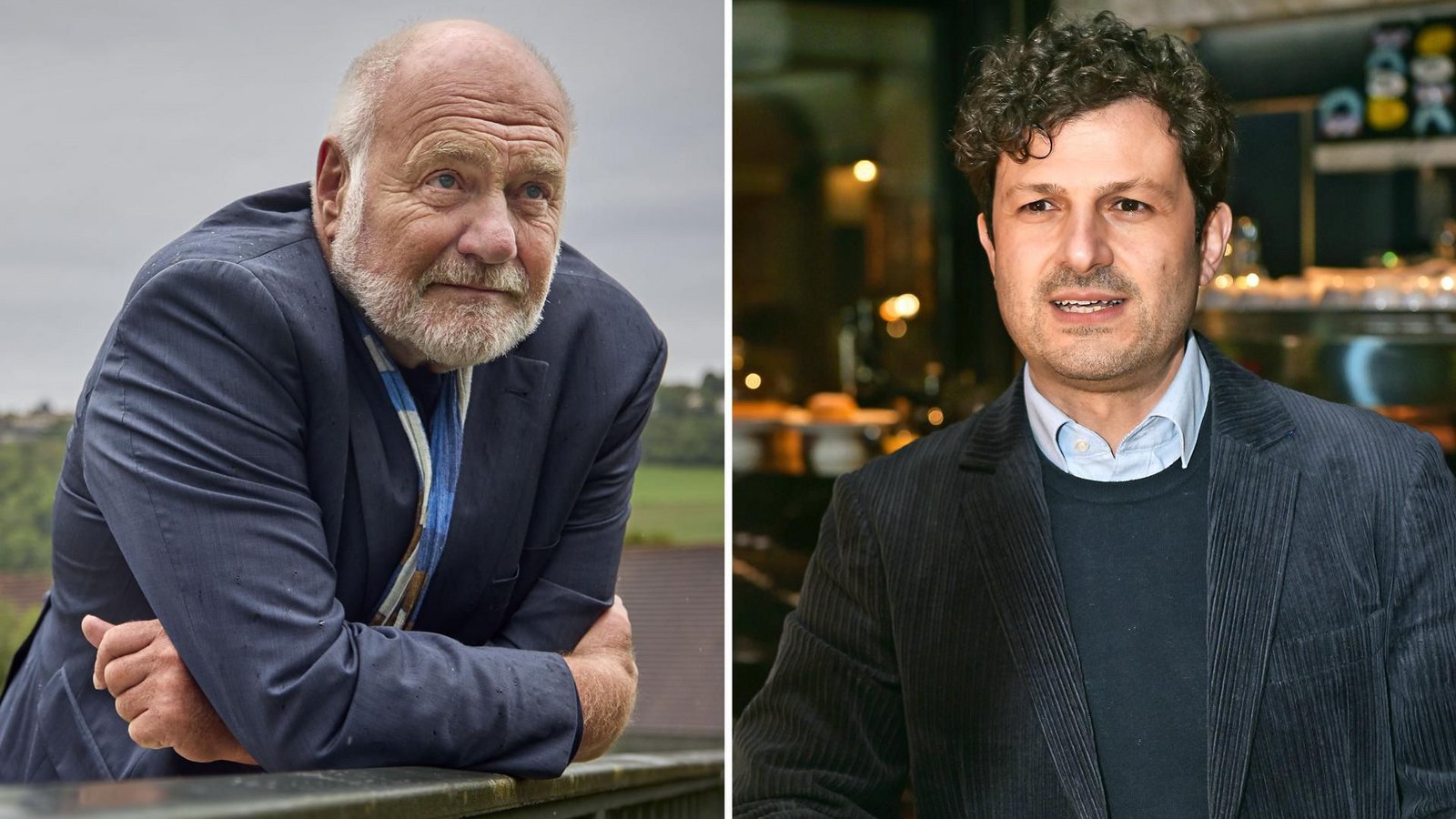 Rezzo Schlauch (links) hält nichts von Luigi Pantisanos Äußerungen in Richtung Boris Palmer.Foto: Gottfried Stoppel, Lichtgut/Max Kovalenko