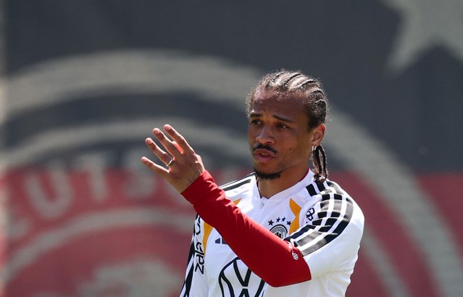 Leroy Sané ist lange dabei und spielte bei großen Turnieren noch keine große Rolle.<span class='image-autor'>Foto: Christian Charisius/dpa</span>