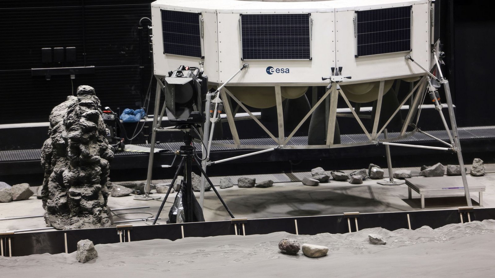 Ein Modell der Mondlandefähre "Argonaut". (Archivbild)Foto: Oliver Berg/dpa