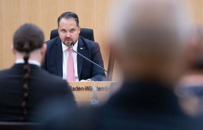 Der CDU-Abgeordnete Christian Gehring sagte am Montag im Untersuchungsausschuss aus.<span class='image-autor'>Foto: /Marijan Murat</span>