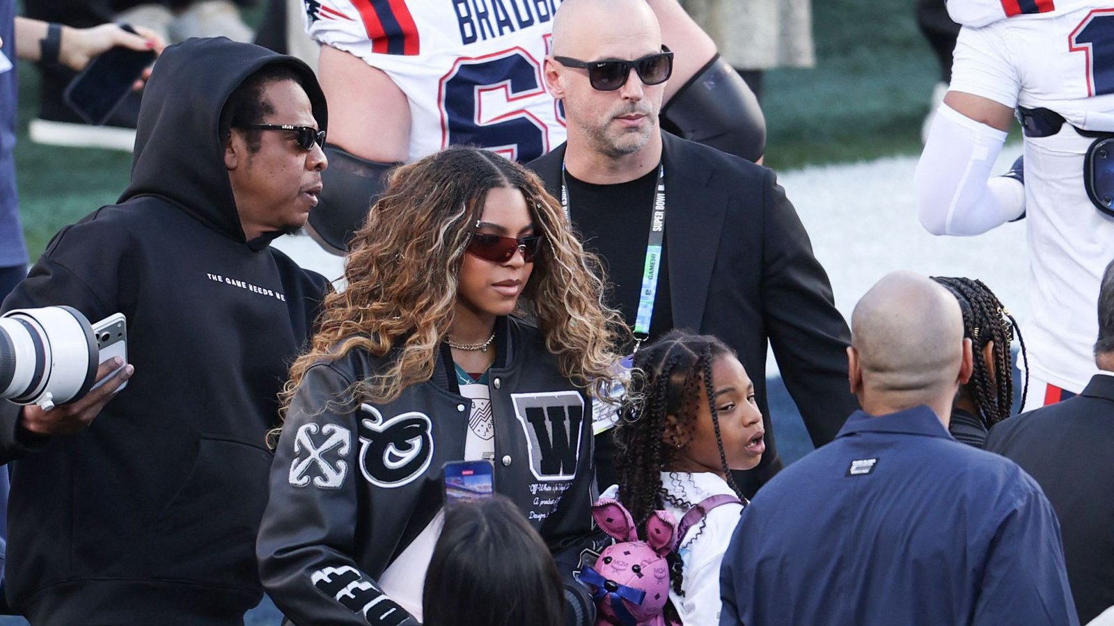Jay-Z mit Tochter Blue Ivy CarterFoto: AFP
