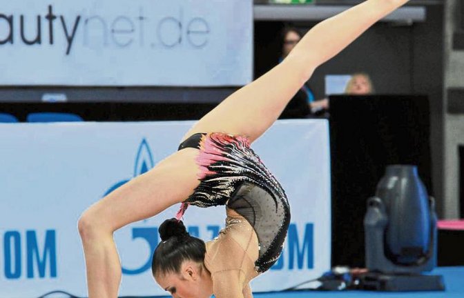 Jana Berezko-Marggrander wird wohl zusammen mit Laura Jung in den Einzelwettbewerben bei der Gymnastik-WM starten. Foto: privat