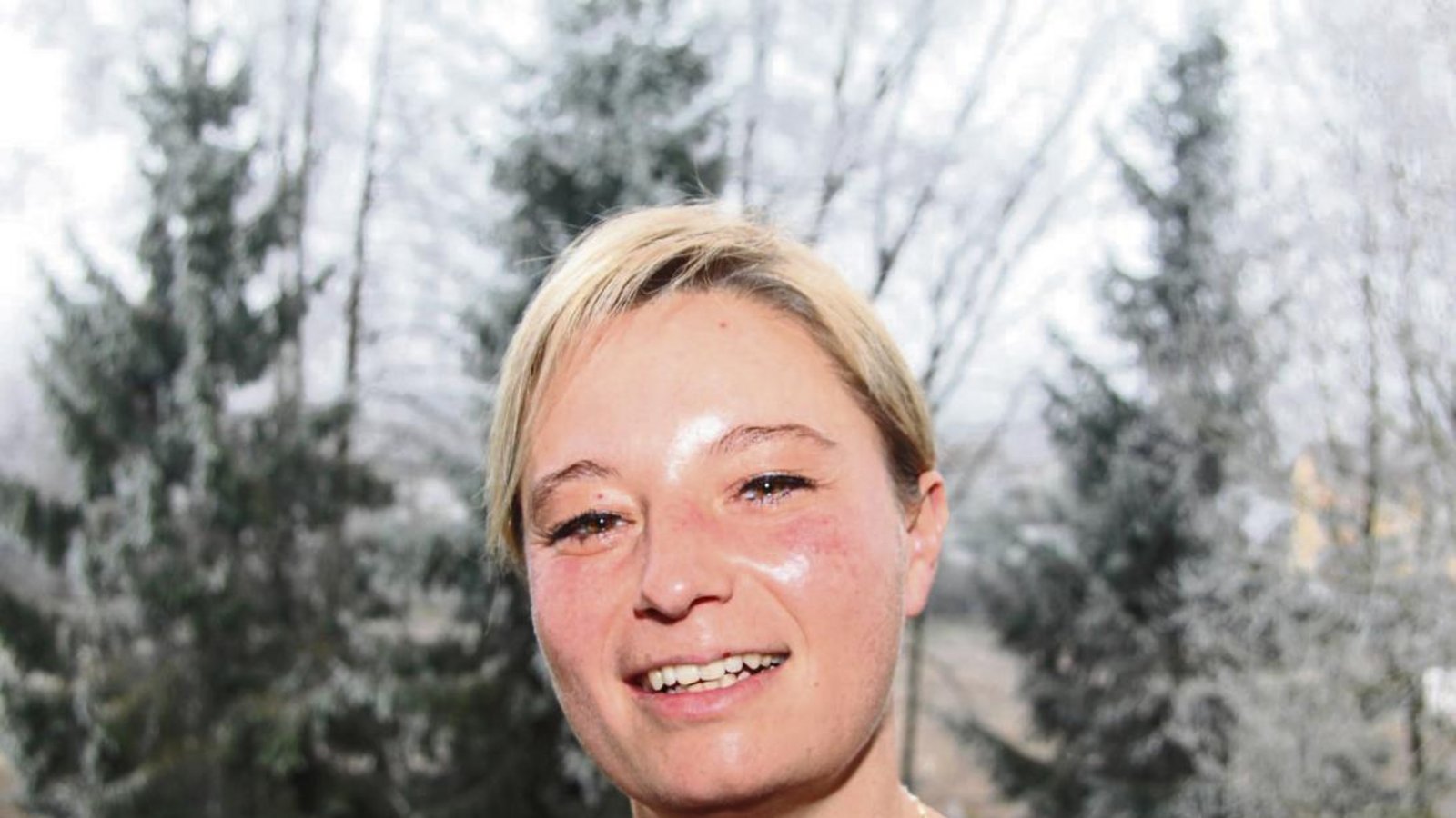 Der Blick in die Natur Schützingens erinnert Marjana Fink an ihre alte Heimat. Foto: Gergen Der Blick in die Natur Schützingens erinnert Marjana Fink an ihre alte Heimat. Foto: Gergen