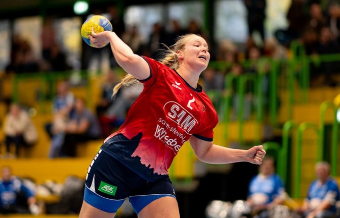 Stefanie Rau spielt mit der SG H2Ku Herrenberg in der kommenden Saison in der Handball-Regionalliga.<span class='image-autor'>Eibner-Pressefoto/Andreas Ulmer</span>