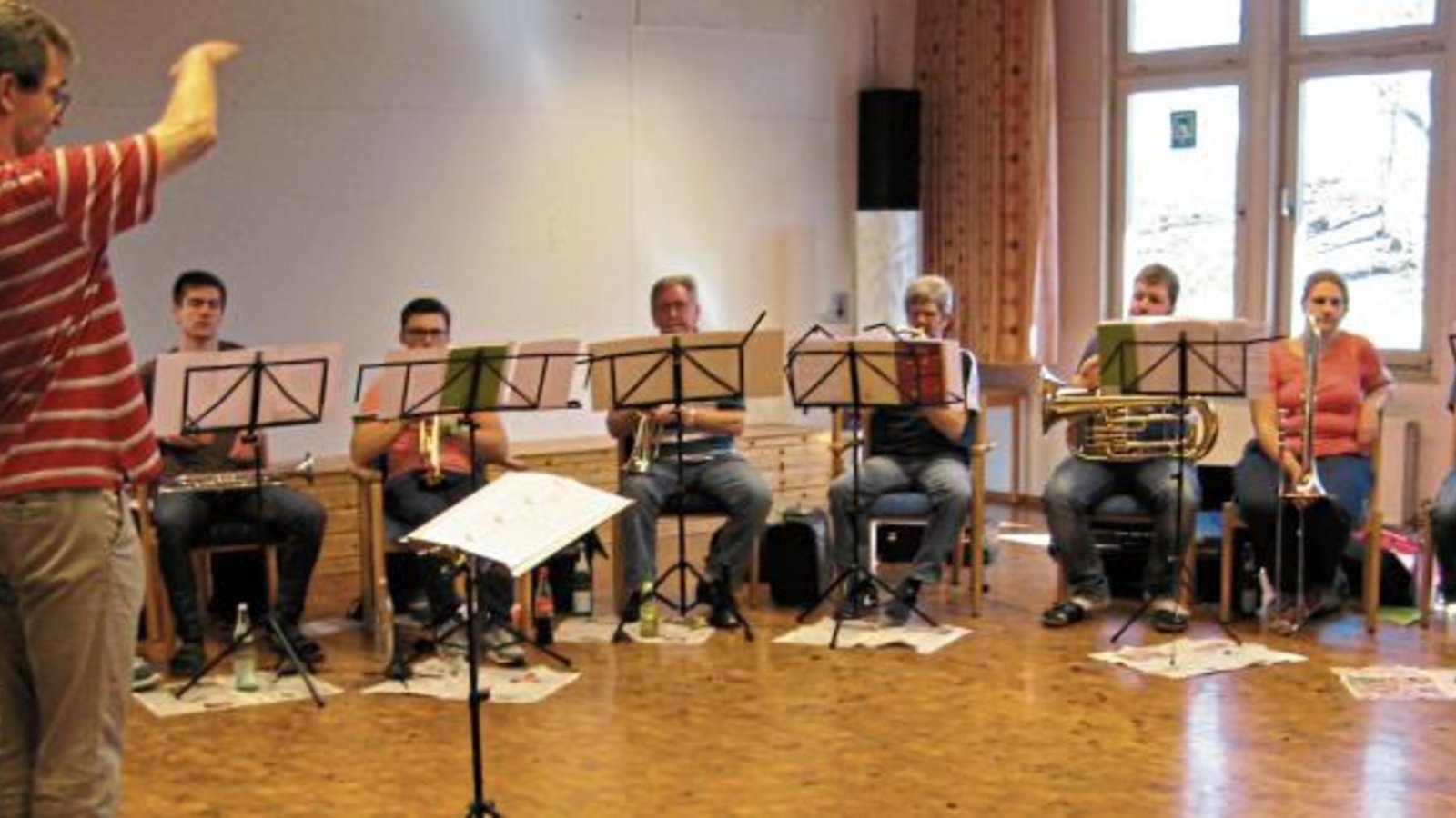 In toller Atmosphäre wurde für anstehende Konzerte geübt. Foto: p In toller Atmosphäre wurde für anstehende Konzerte geübt. Foto: p