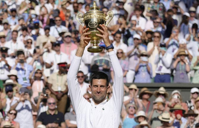 Novak Djokovic hat zum siebten Mal Wimbledon gewonnen.<span class='image-autor'>Foto: dpa/Kirsty Wigglesworth</span>