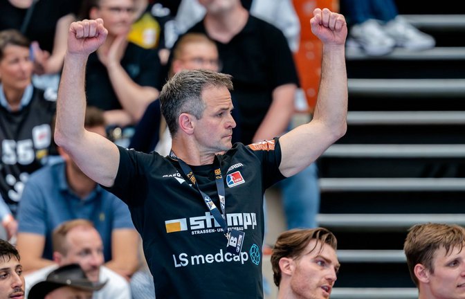 Trainer Matthias Flohr: Aufstieg mit dem HBW.<span class='image-autor'>Foto: IMAGO/Philipp Stevens</span>