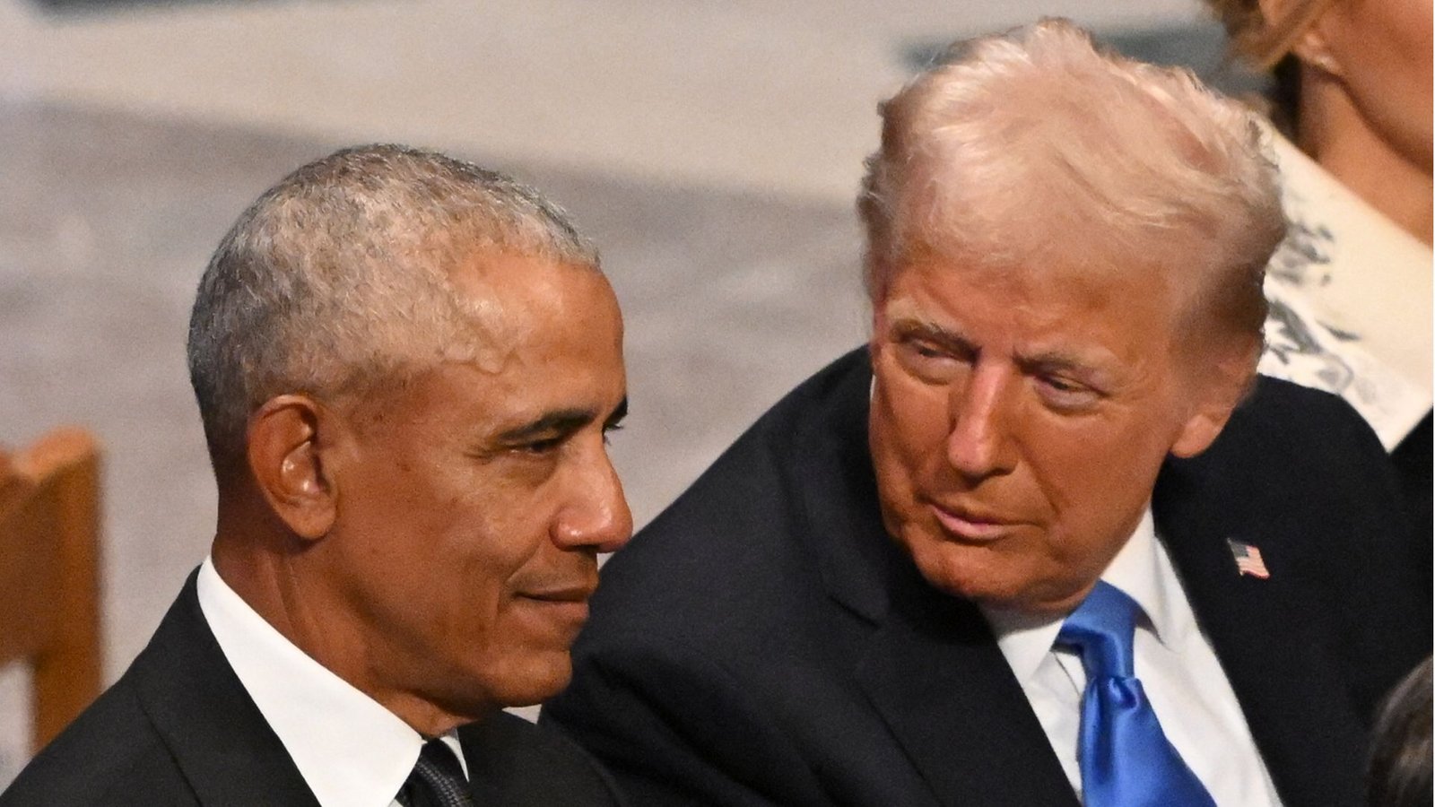 US-Präsident Donald Trump und Ex-Präsident Barack Obama (Archivbild).Foto: AFP/MANDEL NGAN