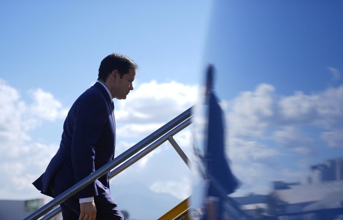 US-Außenminister Marco Rubio reist im Februar in den Nahen Osten. (Archivbild)<span class='image-autor'>Foto: dpa/Mark Schiefelbein</span>