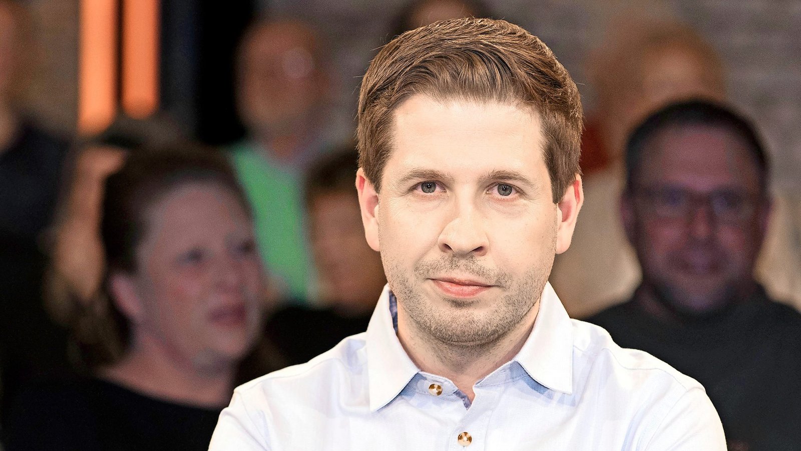 Kevin Kühnert bei einem TV-Auftritt.Foto: Radio Bremen Kevin Kühnert bei einem TV-Auftritt.Foto: Radio Bremen