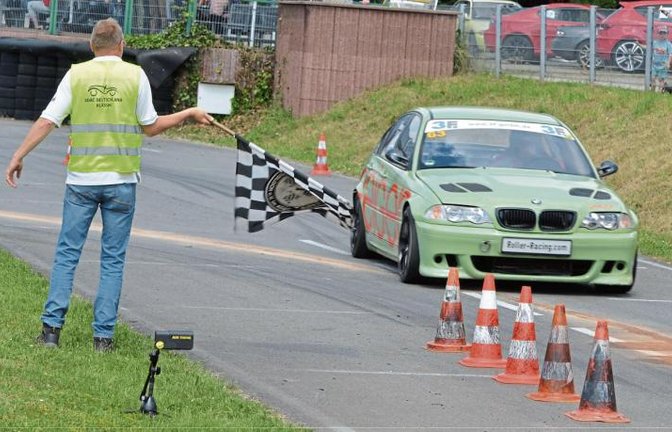 Zieleinlauf für Udo Roller, der zwei erfolgreiche Renntage feiert. Foto: privat