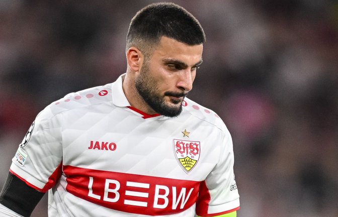 Fußball, Männer: Champions League, VfB Stuttgart - Viking Stavanger, Vorrunde, 1. Spieltag, MHPArena. Deniz Undav (VfB Stuttgart) reagiert im Spiel. (zu dpa: «Bericht: Klopp verzichtet im Angriff auf Undav»)<span class='image-autor'>Harry Langer/dpa</span>