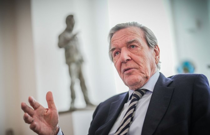 Der ehemalige Bundeskanzler Gerhard Schröder ist Anfang des Monats 80 Jahre alt geworden.<span class='image-autor'>Foto: Michael Kappeler/dpa</span>