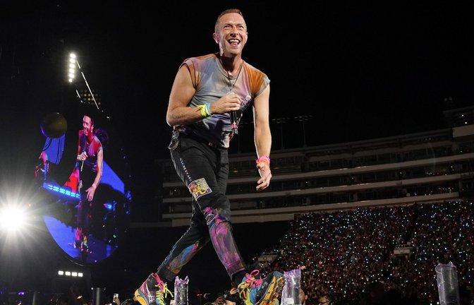 Beim Coldplay-Konzert kommt es zu einem peinlichen Moment<span class='image-autor'>Foto: Chris Pizzello/Invision/dpa</span>