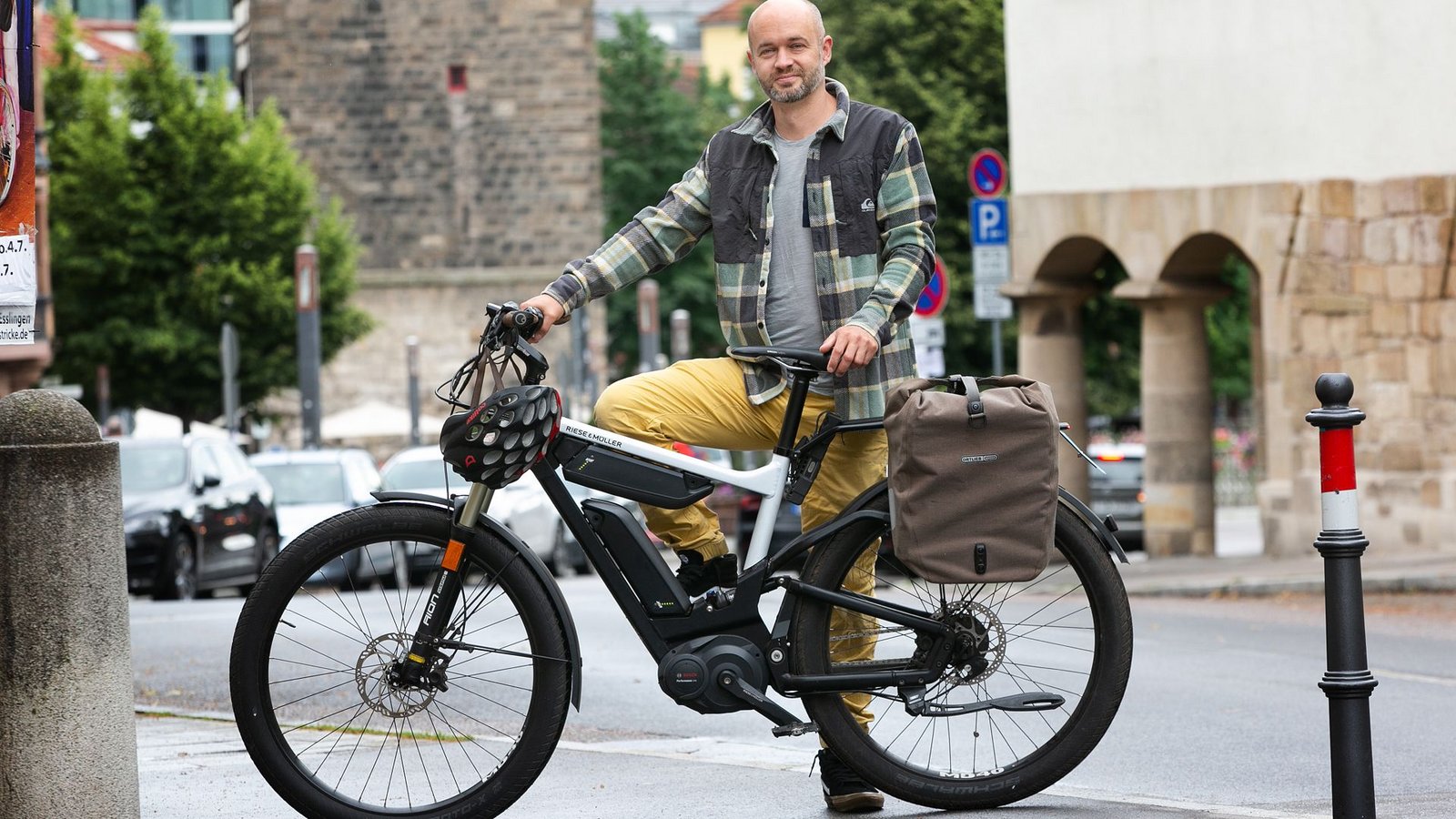 Christian Lempp hat den Kauf seines S-Pedelecs nie bereut.Foto: Ines Rudel