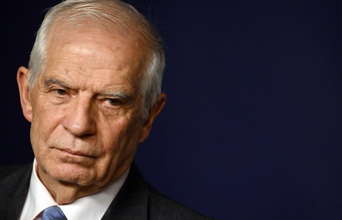 Der EU-Außenbeauftragte Borrell überrascht die EU mit seinem Vorschlag, den Dialog mit Israel auszusetzen.<span class='image-autor'>Foto: AFP/Sergei Gapon</span>