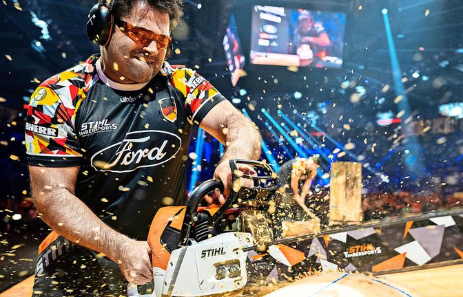 Wer ist der schnellste mit der Kettensäge? Diese Frage wird im kommenden Jahr in der Porsche-Arena beantwortet.<span class='image-autor'>Foto: Stihl</span>