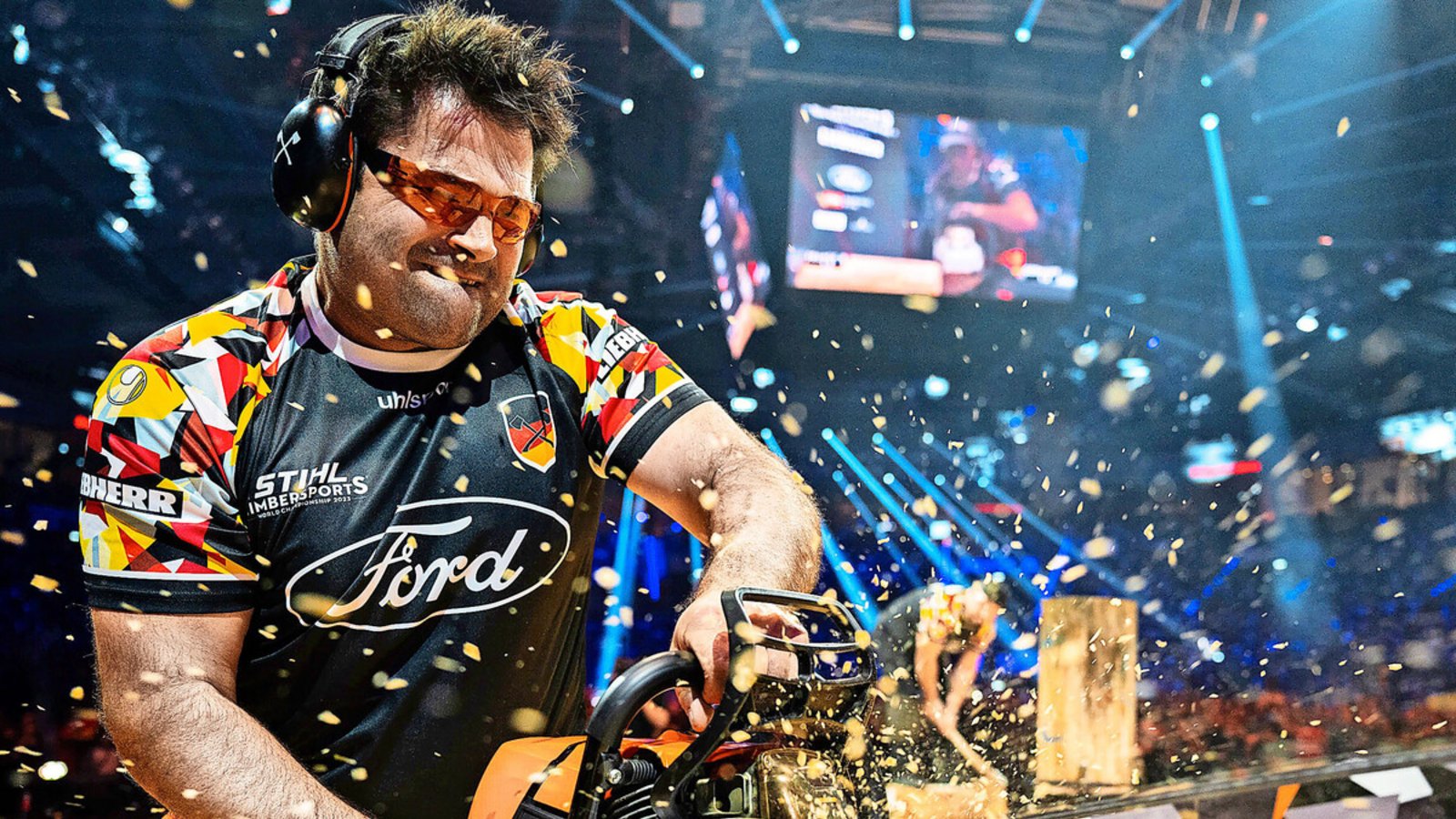 Wer ist der schnellste mit der Kettensäge? Diese Frage wird im kommenden Jahr in der Porsche-Arena beantwortet.Foto: Stihl