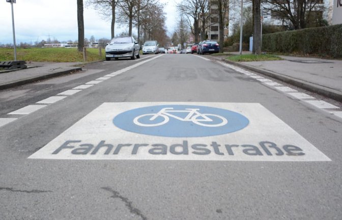 Die erste Fahrradstraße in Leinfelden-Echterdingen ist die Goldäckerstraße. Nun soll es bald eine weitere geben.<span class='image-autor'>Philipp Braitinger</span>