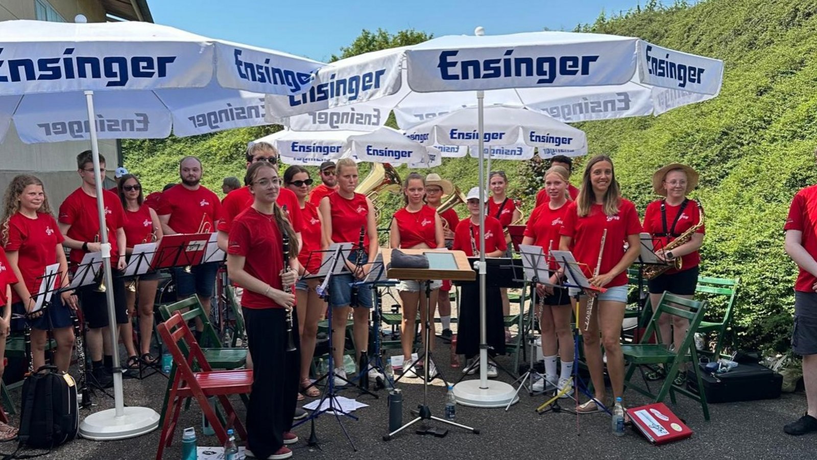 Jugendkapelle Orchesterverein Horrheim Weinausschank Weingärtner Horrheim-Gündelbach Foto: p