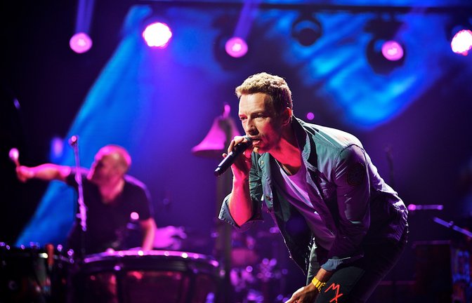 Coldplay (hier Frontsänger Chris Martin) bei einem Auftritt in Las Vegas, USA.<span class='image-autor'>Foto: Brian Friedman / shutterstock.com</span>