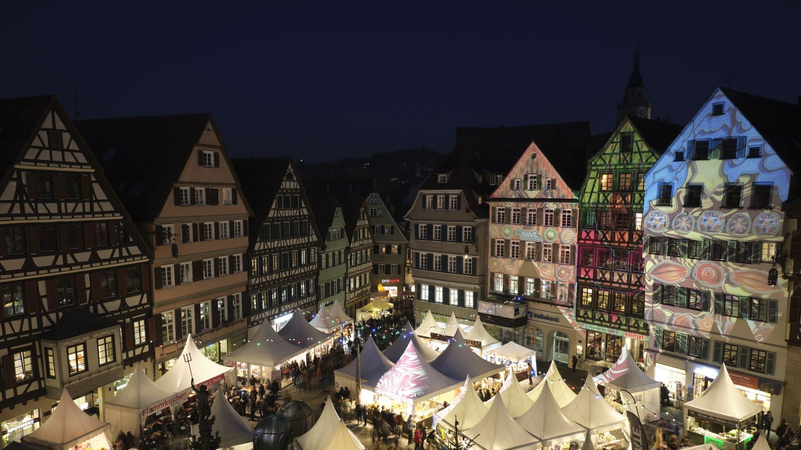 Der Eintritt zum Markt in der Tübinger Altstadt ist frei.Foto: imago images/Eibner-Pressefoto/Thomas Dinges