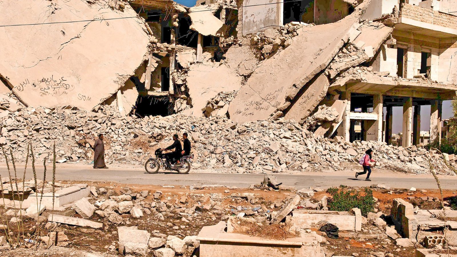 Nach dem jahrelangen Krieg sind viele Städte und Dörfer in Syrien zerstört.Foto: Till Mayer