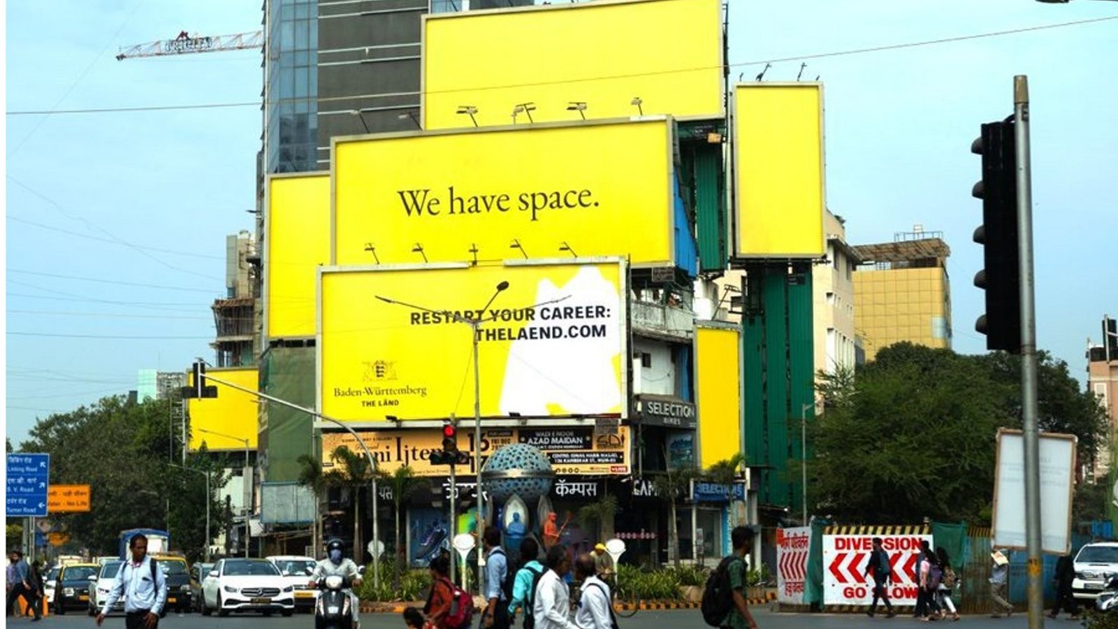 Seit dem 13. Dezember läuft die Kampagne in Mumbai.Foto: Staatsministerium Baden-Württemberg Seit dem 13. Dezember läuft die Kampagne in Mumbai.Foto: Staatsministerium Baden-Württemberg