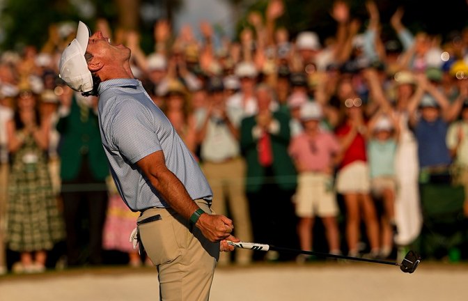Nach dem finalen Putt brachen die Emotionen aus Rory McIlroy heraus.<span class='image-autor'>Foto: Eric Gay/AP/dpa</span>