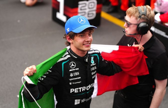 Unaufhaltsam auch in Monaco: WM-Spitzenreiter Kimi Antonelli.<span class='image-autor'>Foto: David Davies/PA Wire/dpa</span>