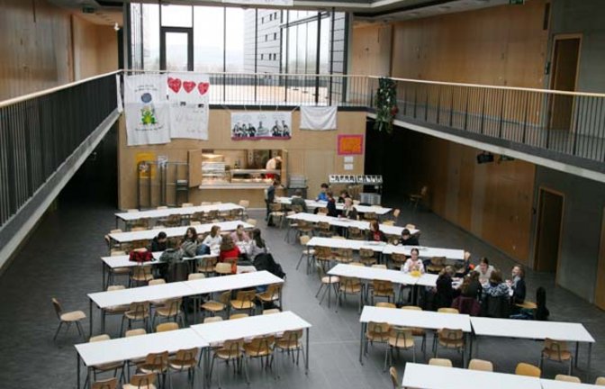 Die offene Mensa im Stromberg-Gymnasium. Foto: Rücker