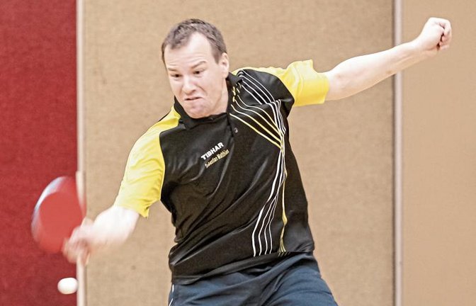 Sebastian Matthias hat an der Seite seines Bruders Christian noch kein Doppel in der Tischtennis-Bezirksklasse in dieser Saison verloren. Foto: Archiv/Simecek